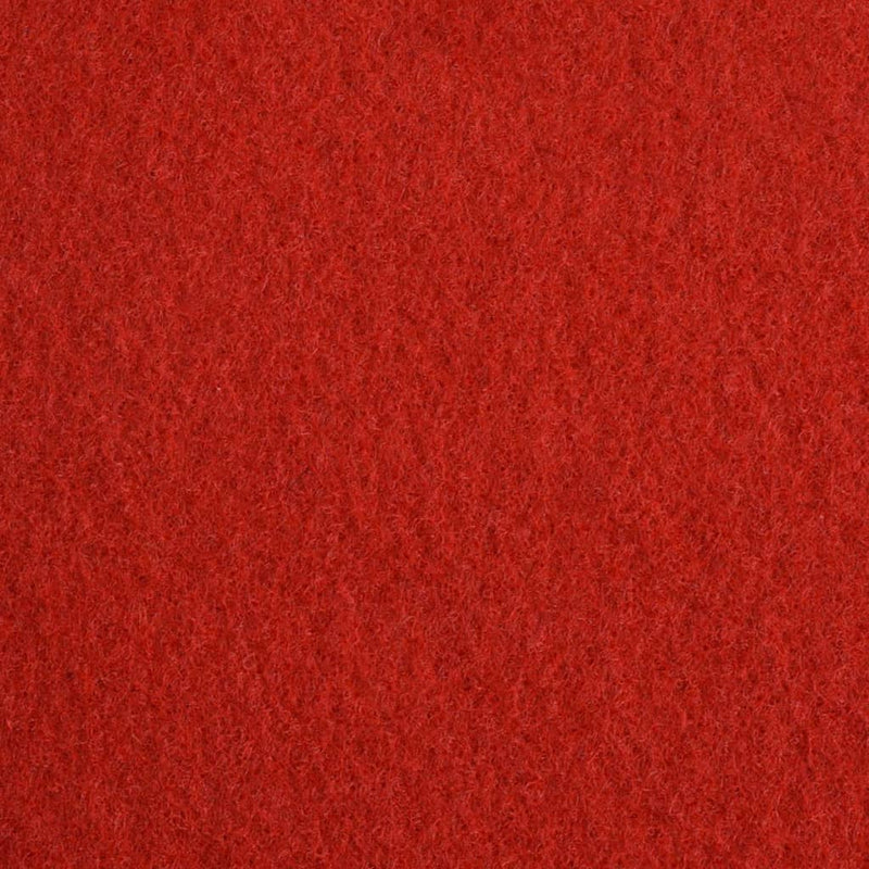 Dealsmate  Exhibition Carpet Plain 2x12 m Red