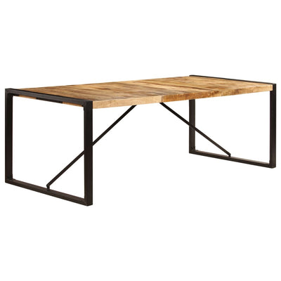 Dealsmate  Dining Table 220x100x75 cm Solid Mango Wood