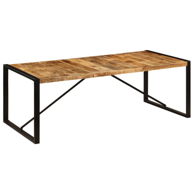 Dealsmate  Dining Table 220x100x75 cm Solid Mango Wood