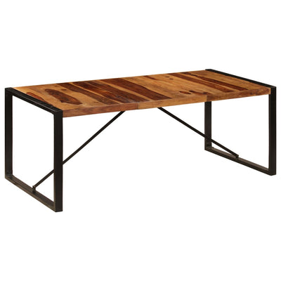 Dealsmate  Dining Table 200x100x75 cm Solid Sheesham Wood