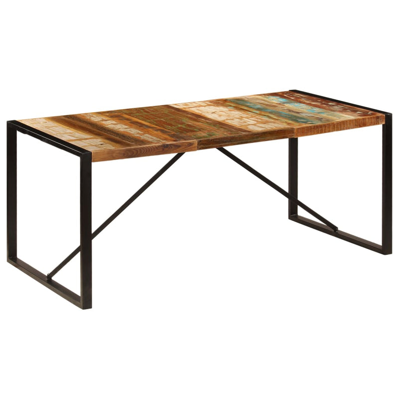 Dealsmate  Dining Table 180x90x75 cm Solid Reclaimed Wood