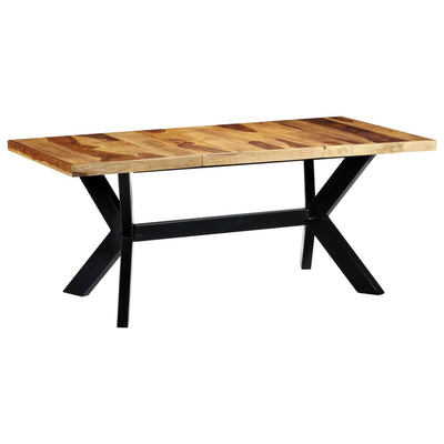 Dealsmate  Dining Table 180x90x75 cm Solid Sheesham Wood