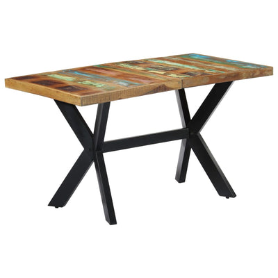Dealsmate  Dining Table 140x70x75 cm Solid Reclaimed Wood