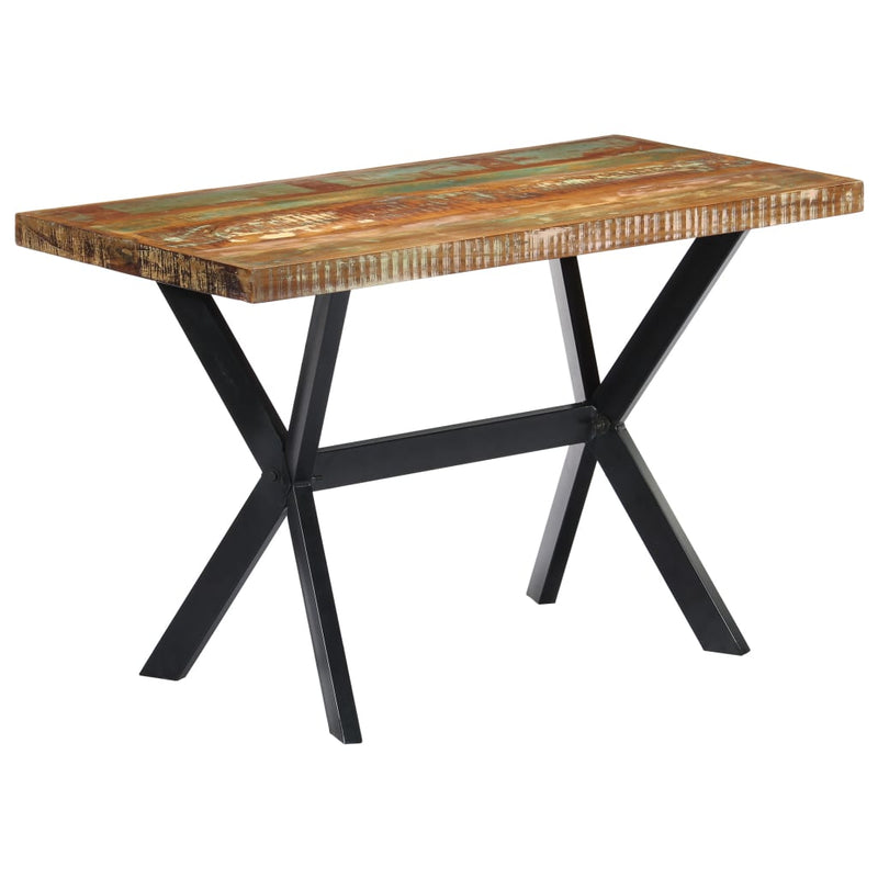 Dealsmate  Dining Table 120x60x75 cm Solid Reclaimed Wood