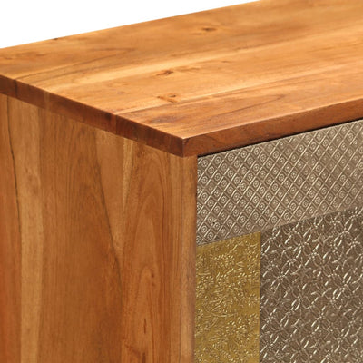 Dealsmate  Sideboard 80x30x75 cm Solid Acacia Wood
