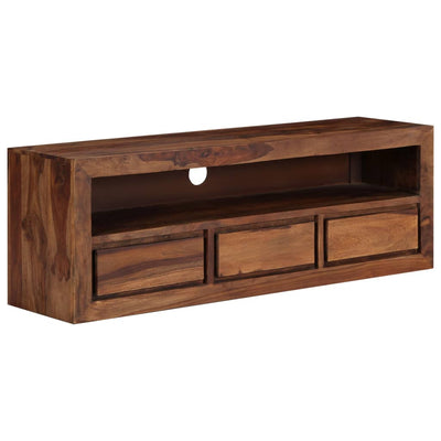 Dealsmate  TV Cabinet 120x30x40 cm Solid Sheesham Wood
