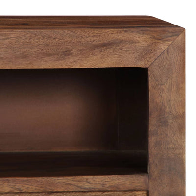 Dealsmate  TV Cabinet 120x30x40 cm Solid Sheesham Wood
