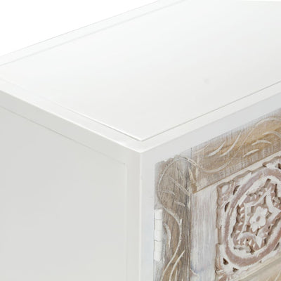 Dealsmate  Side Cabinet 70x30x90 cm Solid Mango Wood