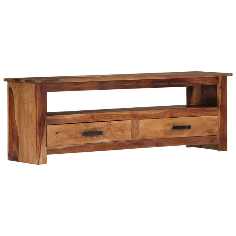 Dealsmate  TV Cabinet 118x30x40 cm Solid Sheesham Wood