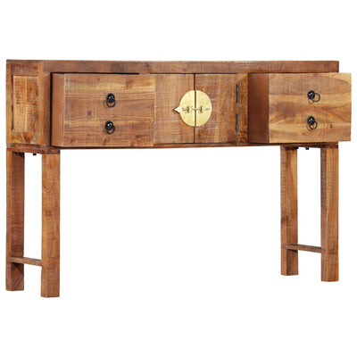 Dealsmate  Console Table 120x30x80 cm Solid Acacia Wood