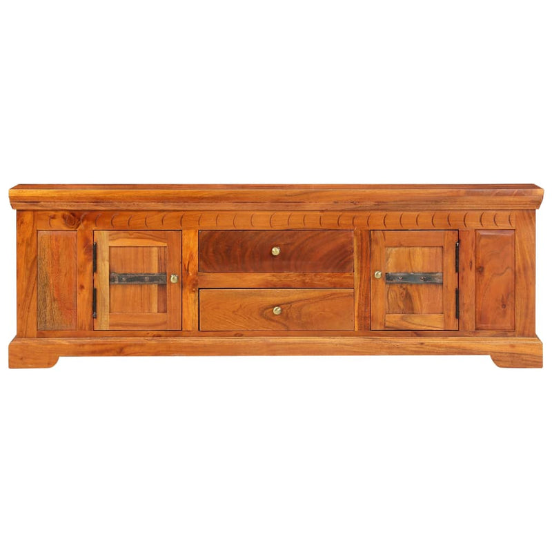 Dealsmate  TV Cabinet 119x30x40 cm Solid Acacia Wood