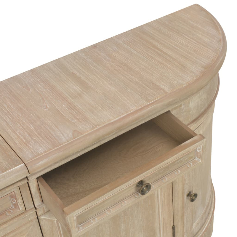 Dealsmate  Sideboard 134x30x68 cm Solid Wood