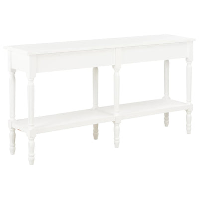 Dealsmate  Sideboard White 150x35x77 cm Solid Wood