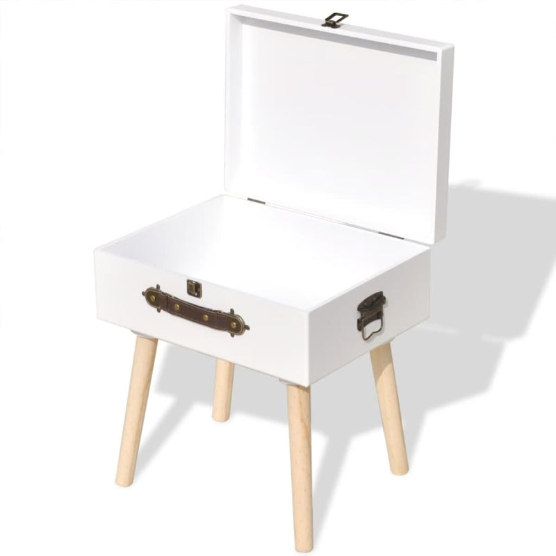 Dealsmate  Bedside Cabinets 2 pcs 40x30x41.5 cm White
