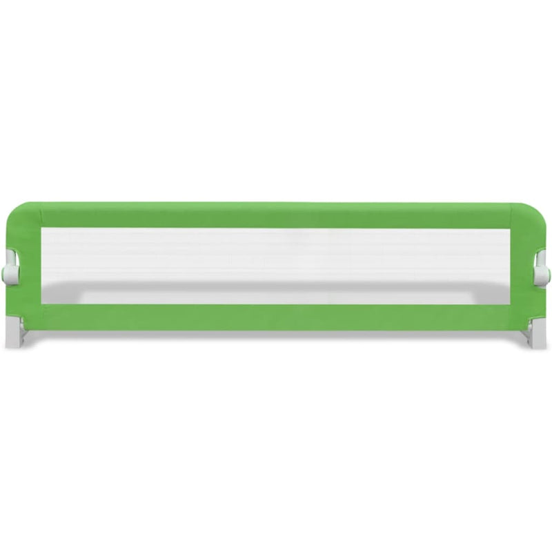 Dealsmate  Toddler Safety Bed Rail 2 pcs Green 150x42 cm