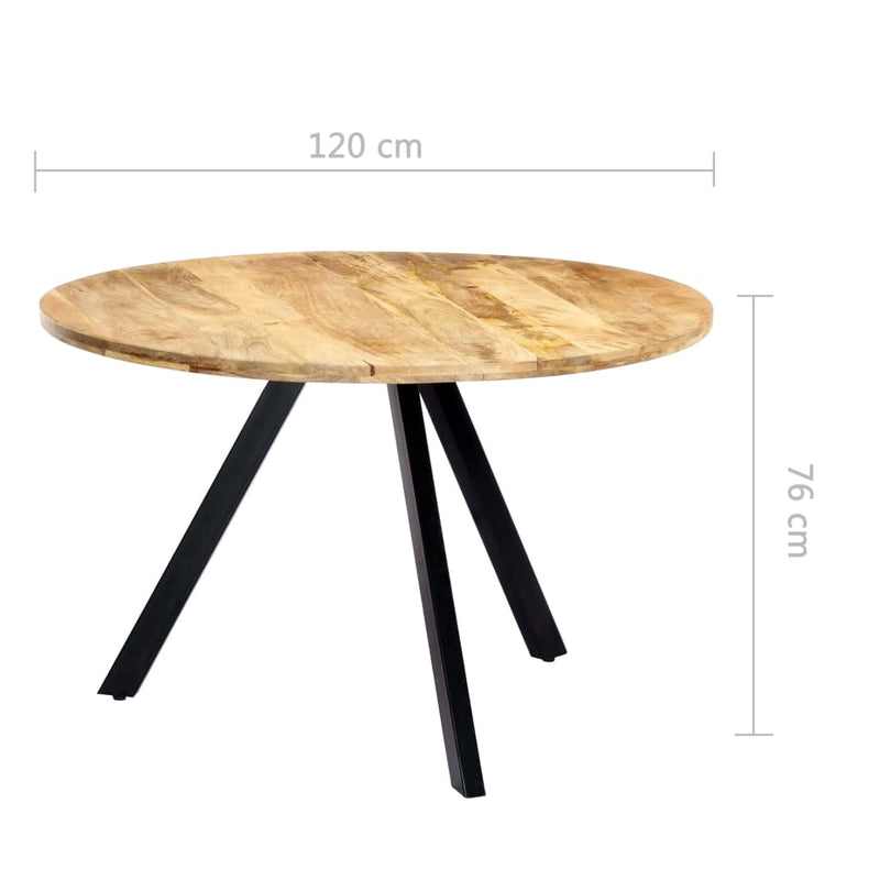 Dealsmate 247848  Dining Table 120x76 cm Solid Mango Wood