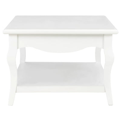 Dealsmate  Coffee Table White 110x60x40 cm MDF