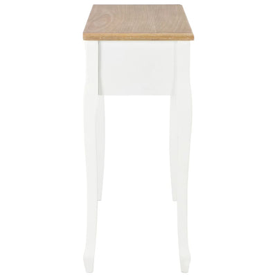 Dealsmate  Dressing Console Table with 3 Drawers White
