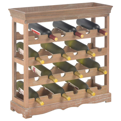 Dealsmate  Wine Cabinet Brown 70x22.5x70.5 cm MDF