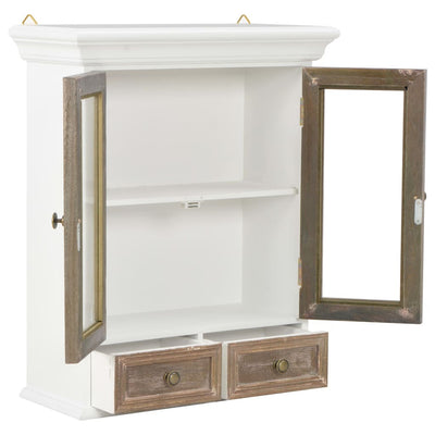 Dealsmate  Wall Cabinet White 49x22x59 cm Engineered Wood