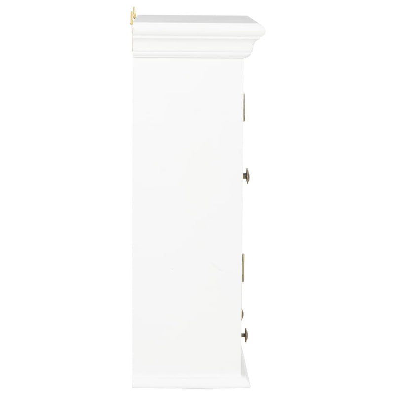 Dealsmate  Wall Cabinet White 49x22x59 cm Engineered Wood