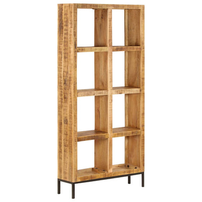 Dealsmate  Bookshelf 80x25x175 cm Solid Mango Wood