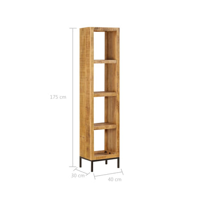 Dealsmate  Bookshelf 40x30x175 cm Solid Mango Wood