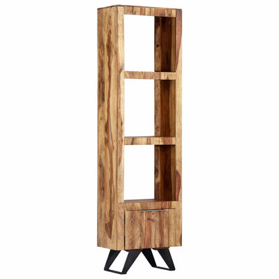 Dealsmate  Highboard 45x28x180 cm Solid Sheesham Wood