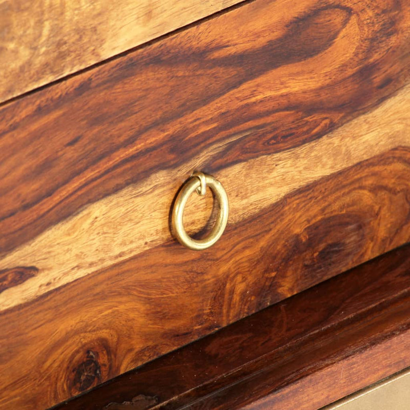 Dealsmate  Sideboard 118x30x60 cm Solid Sheesham Wood