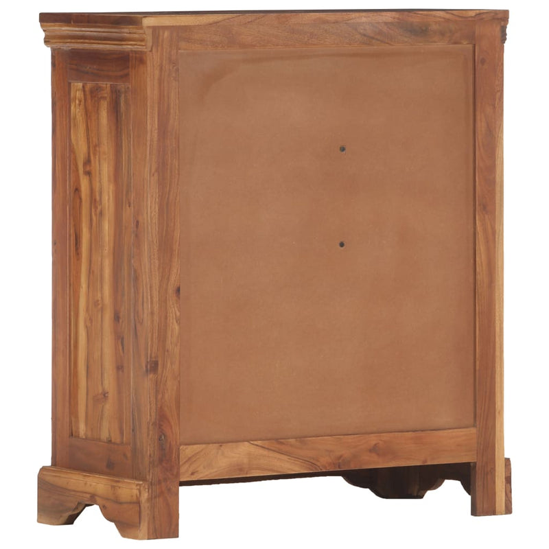 Dealsmate  Sideboard 62x30x75 cm Solid Acacia Wood