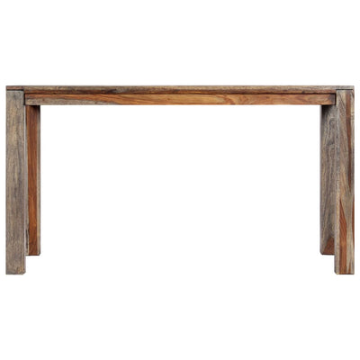 Dealsmate  Dining Table Grey 140x70x76 cm Solid Sheesham Wood