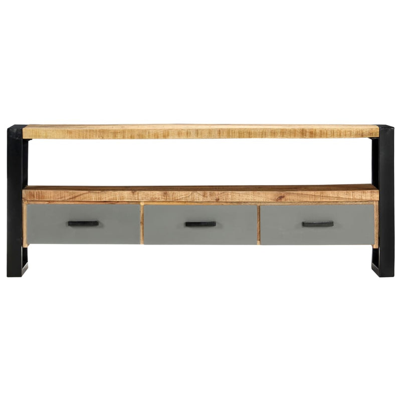 Dealsmate  TV Cabinet 130x30x50 cm Solid Mango Wood