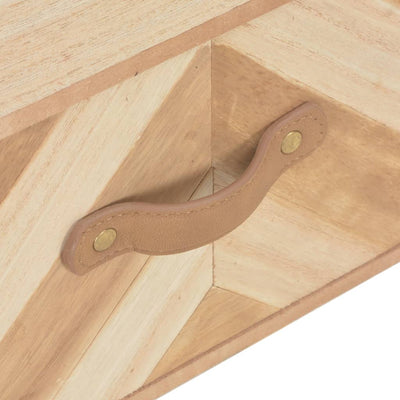 Dealsmate  Bedside Cabinet with Drawer 44x30x58 cm Solid Wood