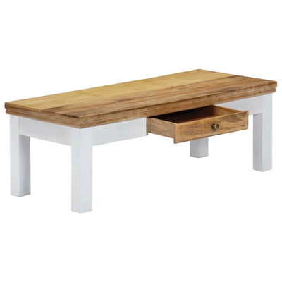 Dealsmate  Coffee Table 110x50x40 cm Solid Mango Wood