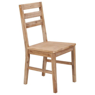 Dealsmate  Dining Chairs 6 pcs Solid Acacia Wood