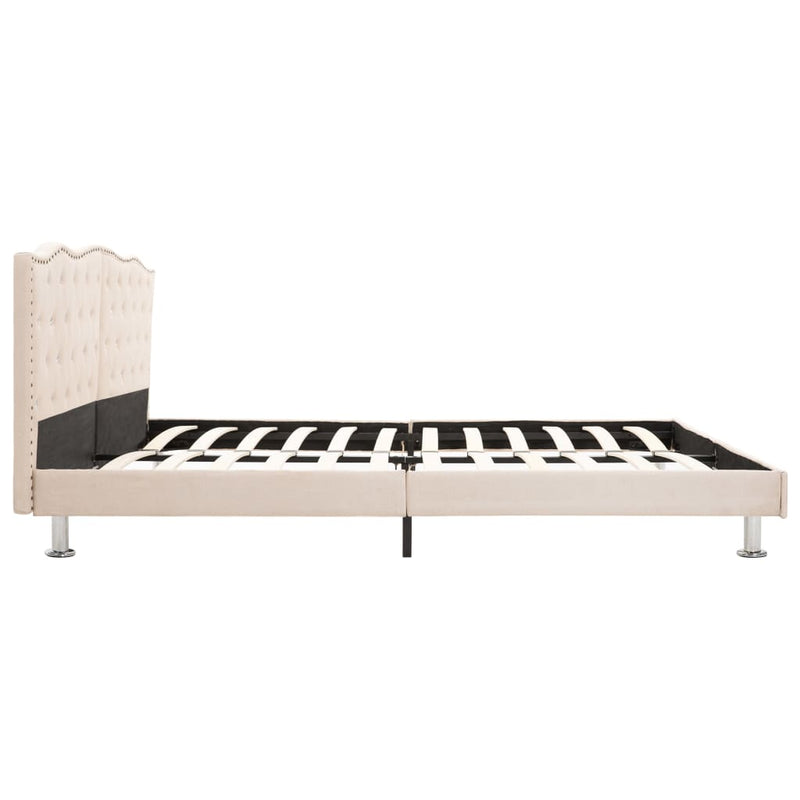 Dealsmate  Bed Frame Linen Fabric 137x187 cm Double Size