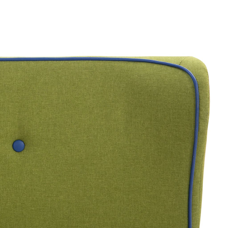 Dealsmate  Bed Frame Green Fabric 153x203 cm  Queen