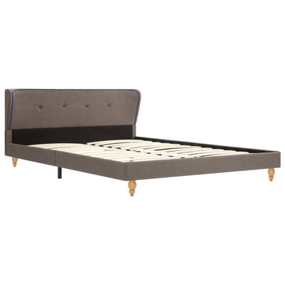 Dealsmate  Bed Frame Taupe Fabric 137x187 cm  Double