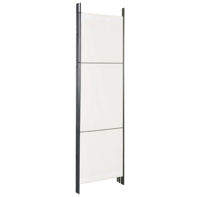 Dealsmate  3-Panel Room Divider White 150x180 cm