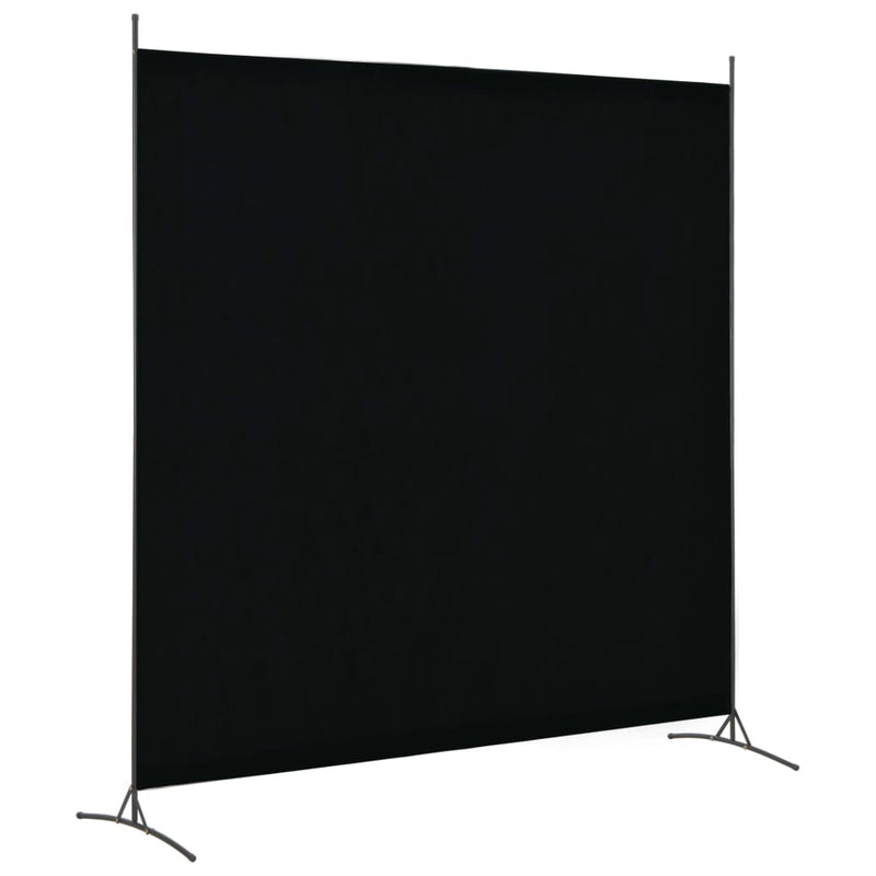Dealsmate 280266  1 Panel Room Divider Black 175x180 cm
