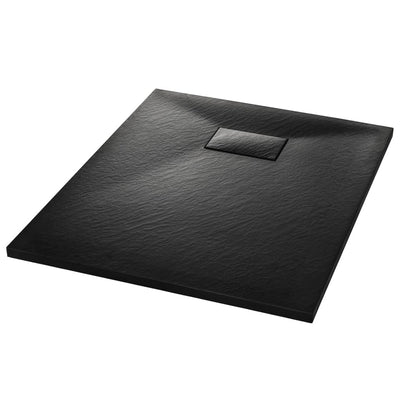 Dealsmate  Shower Base Tray SMC Black 90x70 cm