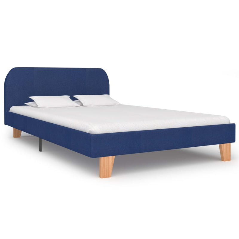 Dealsmate  Bed Frame Blue Fabric King
