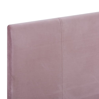 Dealsmate  Bed Frame Pink Fabric Queen