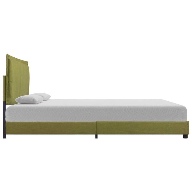 Dealsmate  Bed Frame Green Fabric King Single