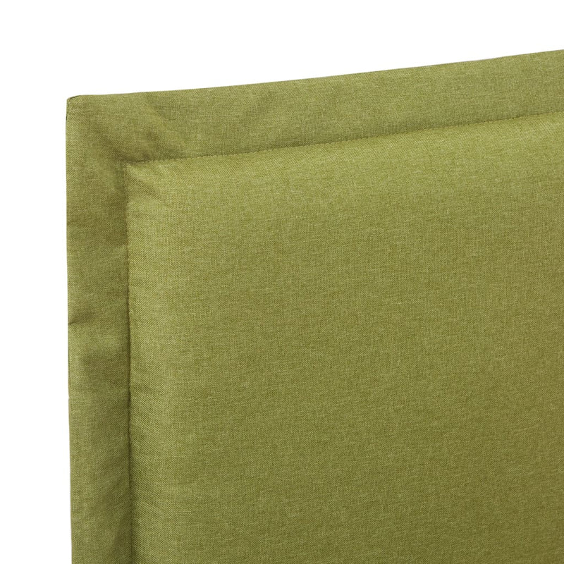 Dealsmate  Bed Frame Green Fabric Double