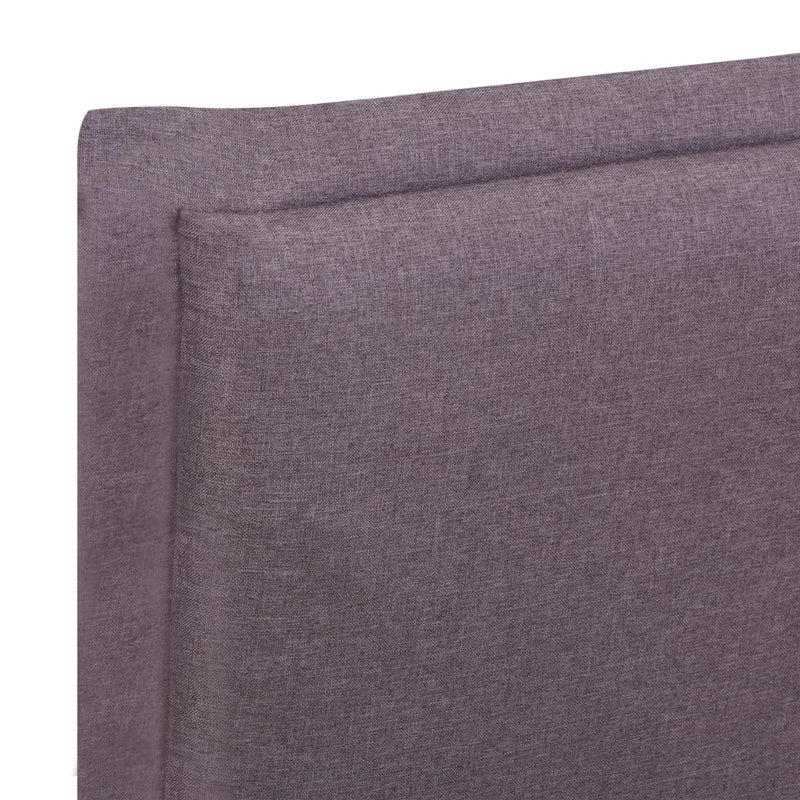 Dealsmate  Bed Frame Taupe Fabric Double
