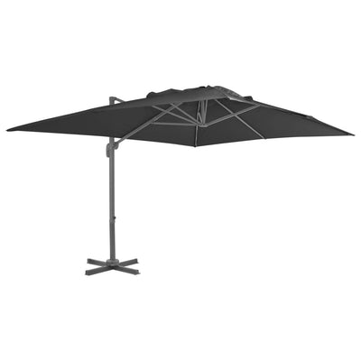 Dealsmate  Outdoor Umbrella with Portable Base Anthracite