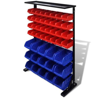 Dealsmate  Garage Tool Organiser Blue and Red