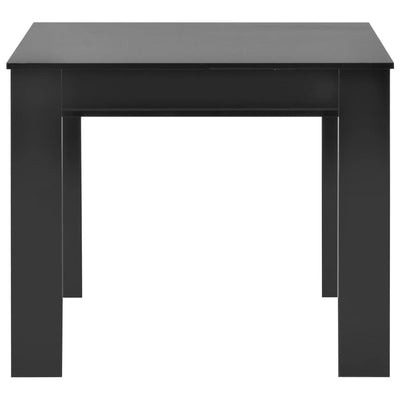 Dealsmate  Extendable Dining Table High Gloss Black 175x90x75 cm