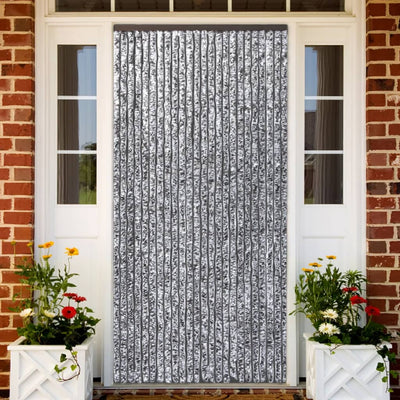 Dealsmate  Insect Curtain Brown and Beige 90x220 cm Chenille
